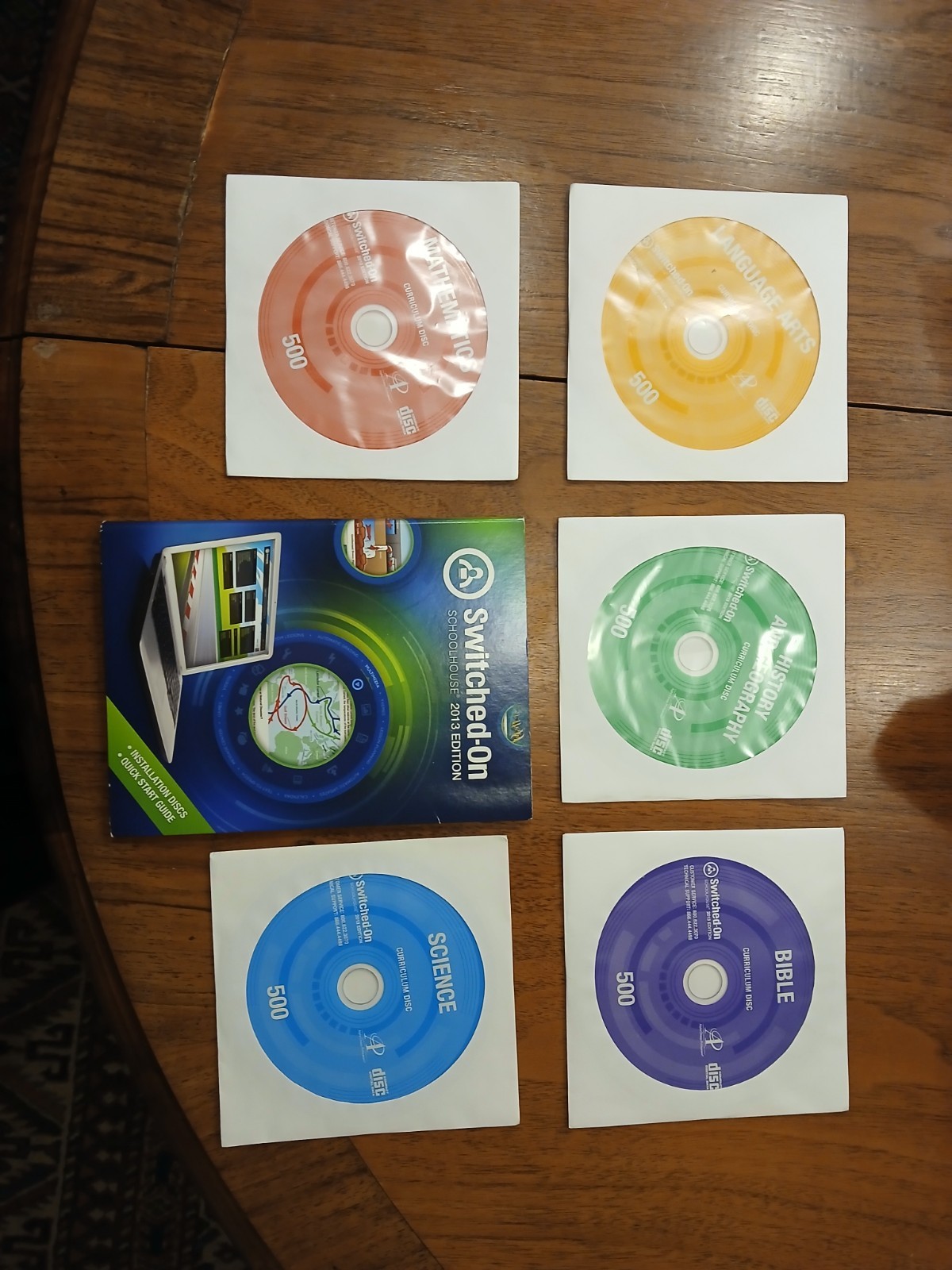 Switched On Schoolhouse 5th Grade Complete Set 5 Courses 2013 With Install Discs