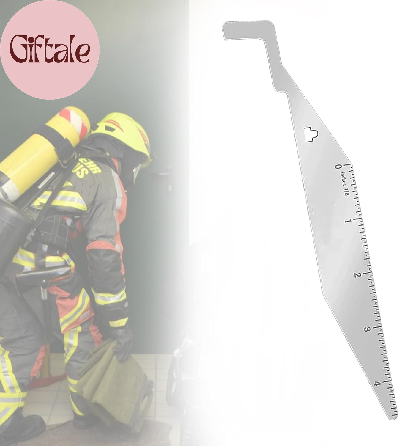 Firefighter Pry Bar Tools for First Responders Door Opening and Emergency, 1 Pcs