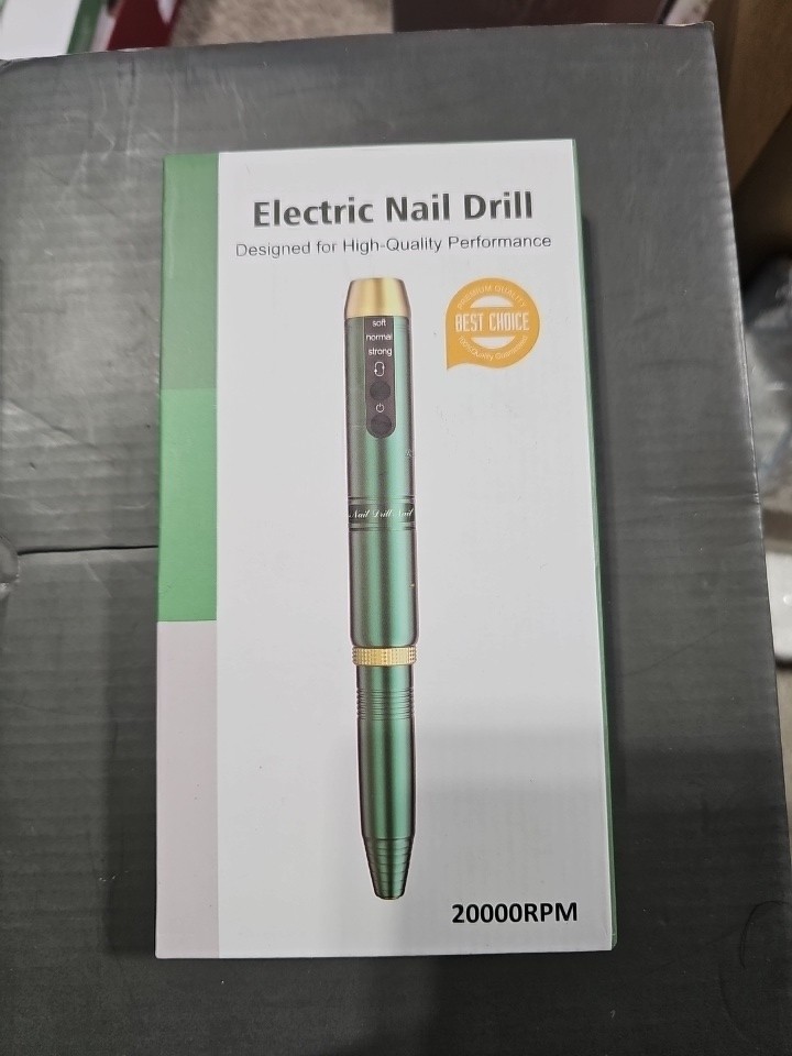 11-in-1 Drill Bits Nail Efile Kit - Rechargeable Home Manicure/Pedicure