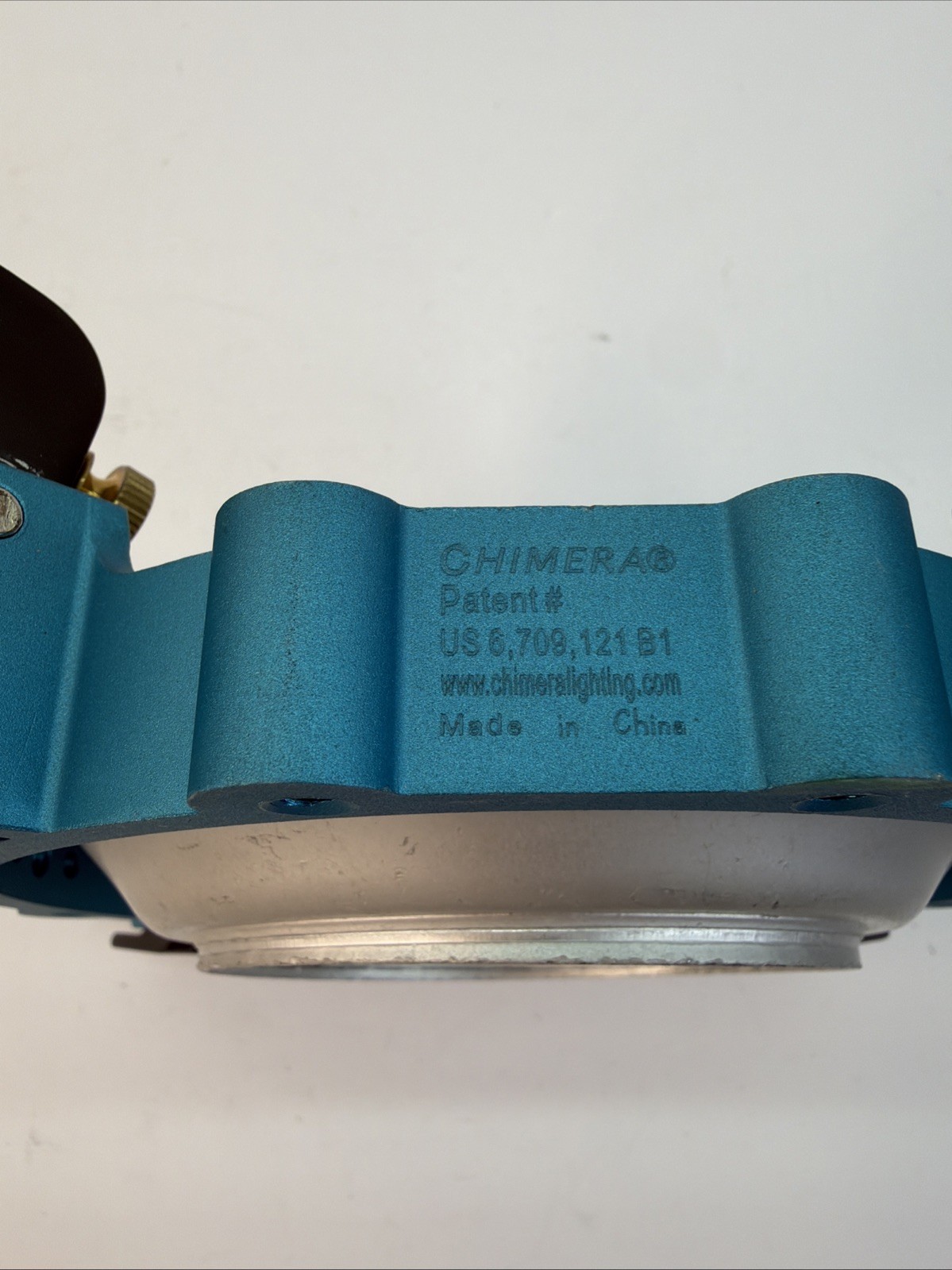 Chimera Quick Release Speed 🔄 Ring Silver & Blue Studio Lighting Adapter
