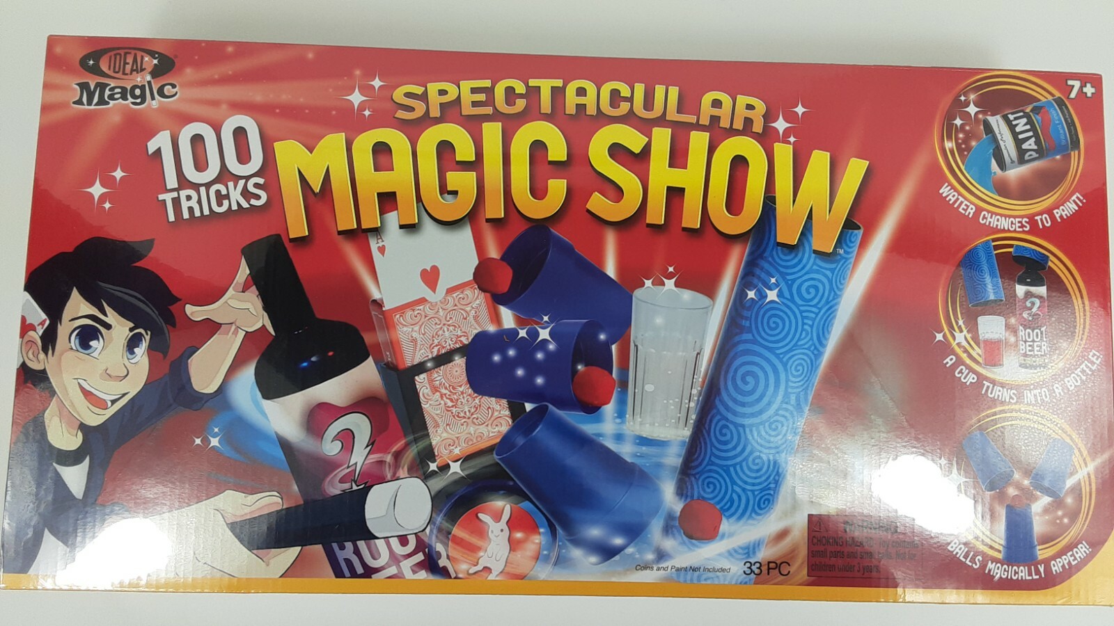 Ideal 100-Trick Spectacular Magic Show Set - New
