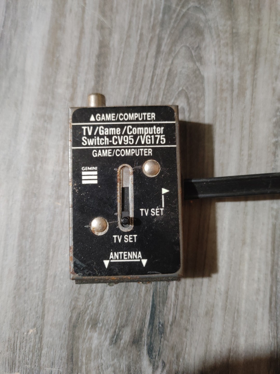 PB1 - Vintage 1980s Gemini CV95 TV Game Switch Connect TV / VHF
