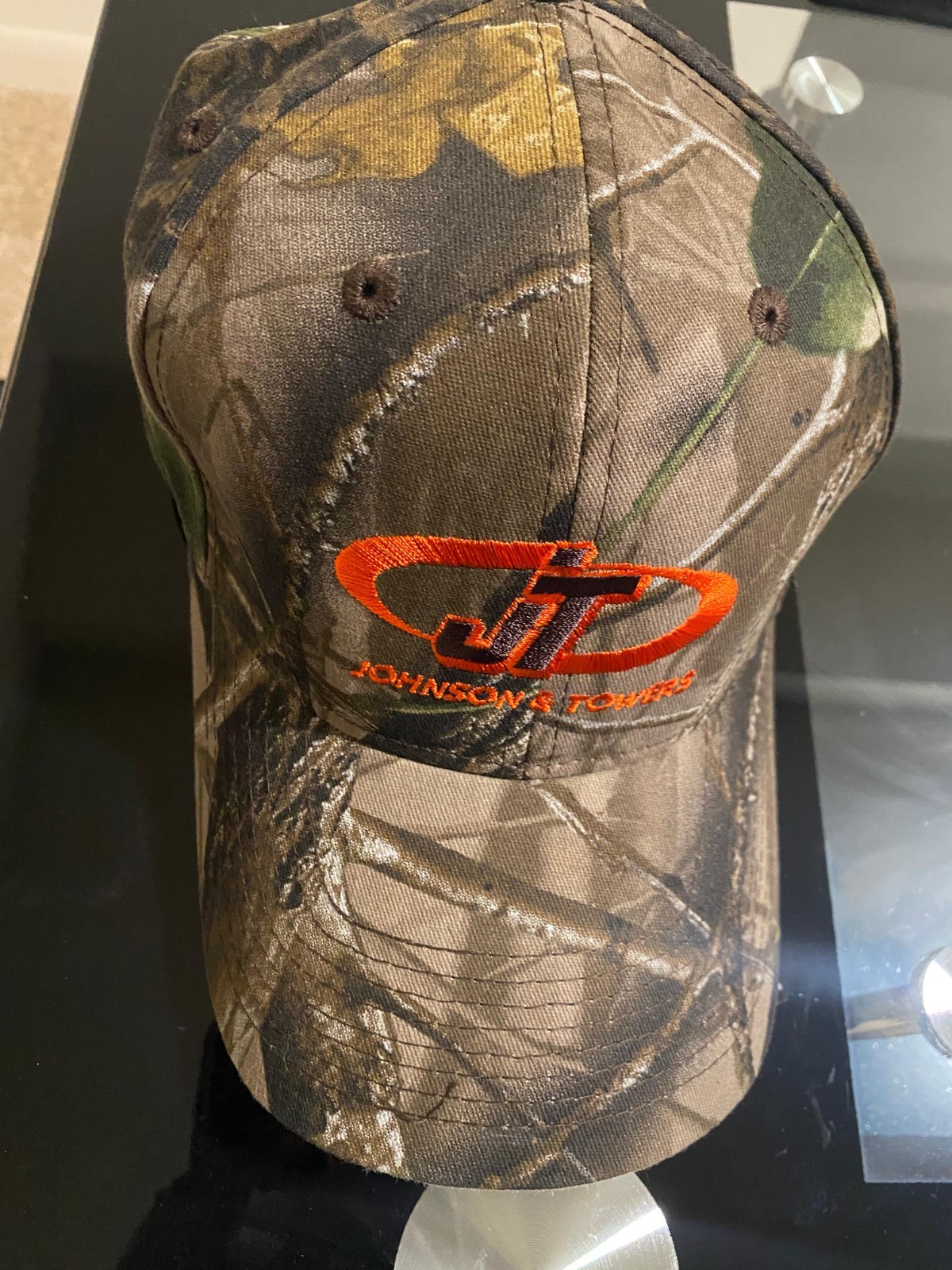 Camouflage Quake city Cotton Ball Cap Adjustable Johnson & Towers Truck