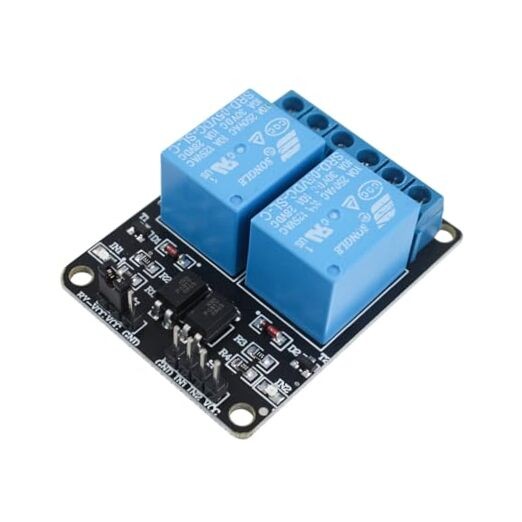 2 Channel DC 5V Relay Module with Optocoupler Control Board and 2 Channel 5V