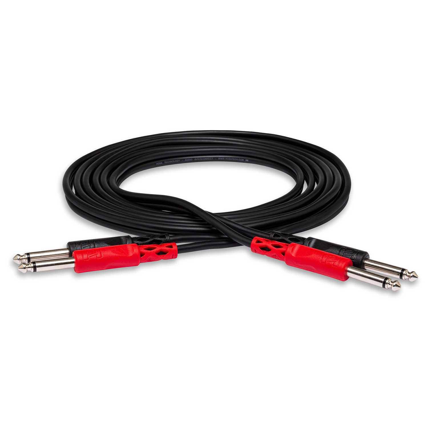 Hosa CPP-206 Dual 1/4" TS to Dual 1/4" TS Stereo Interconnect Cable - 20'