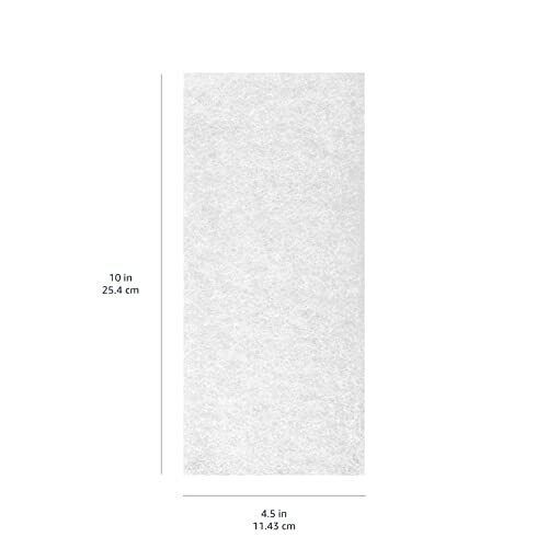 White Utility Pad, 20-Pack, 4.5 x 1 x 10 inches Amazon Comercial