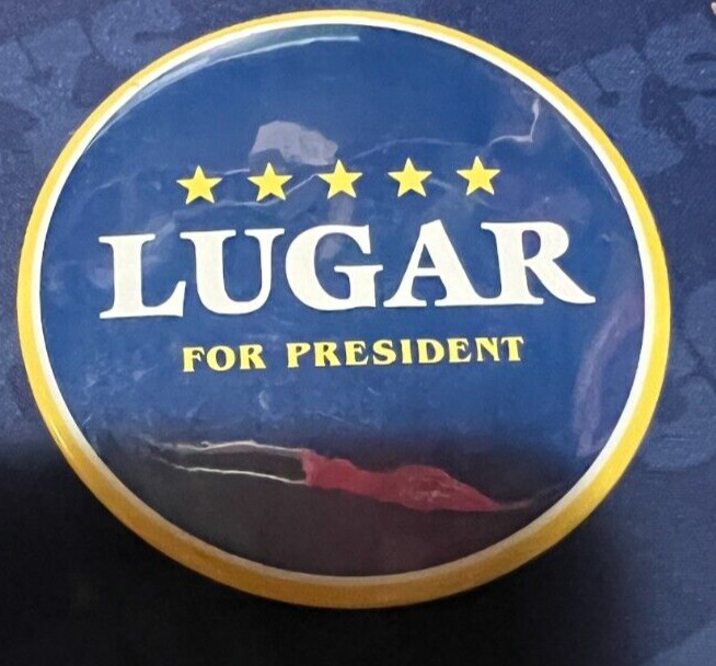 DICK LUGAR FOR PRESIDENT---1996----3" PINBACK