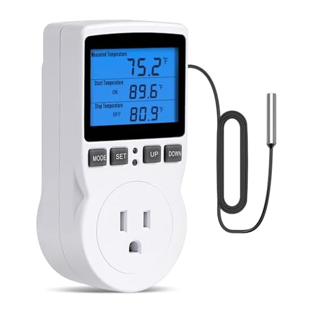Plug-in Thermostat Temperature Controller Socket Heating Cooling Control3328