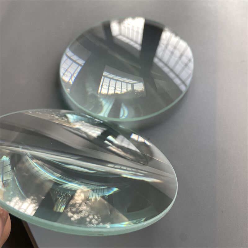 100mm Double Convex Glass Lens for DIY Magnifying Glass Optical Experiment 2PCS