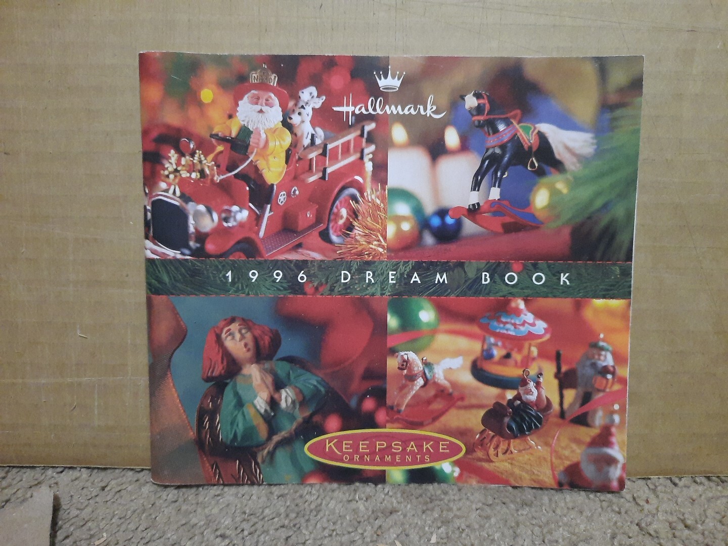 1996 Hallmark Keepsake Ornaments Dream Book 56 Pages / Catalog / Olympics