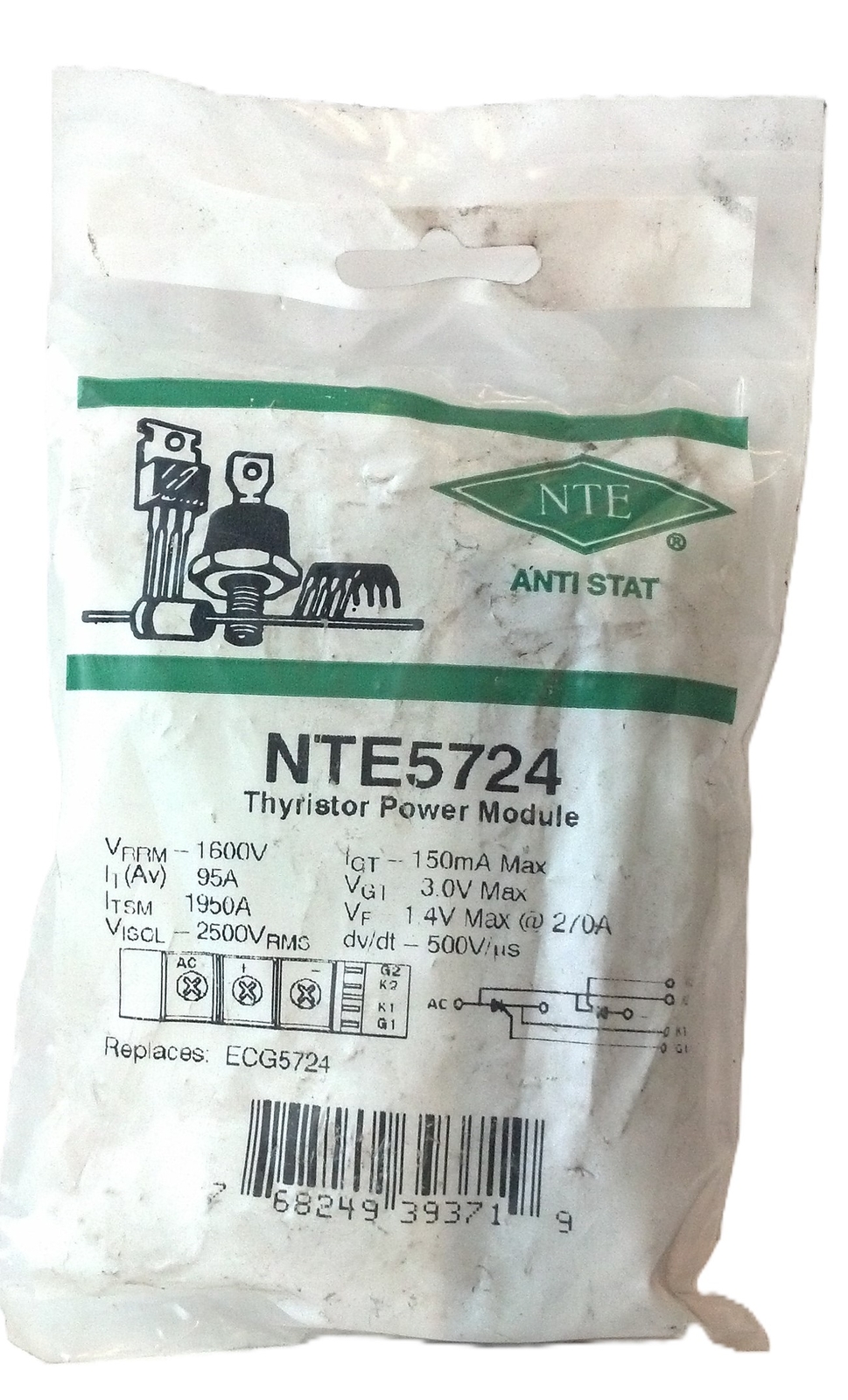 NTE NTE5724 Thyristor Power Module