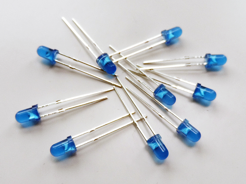 100Pcs LED F3 3MM BLUE COLOR BLUE LIGHT Super Bright NEW