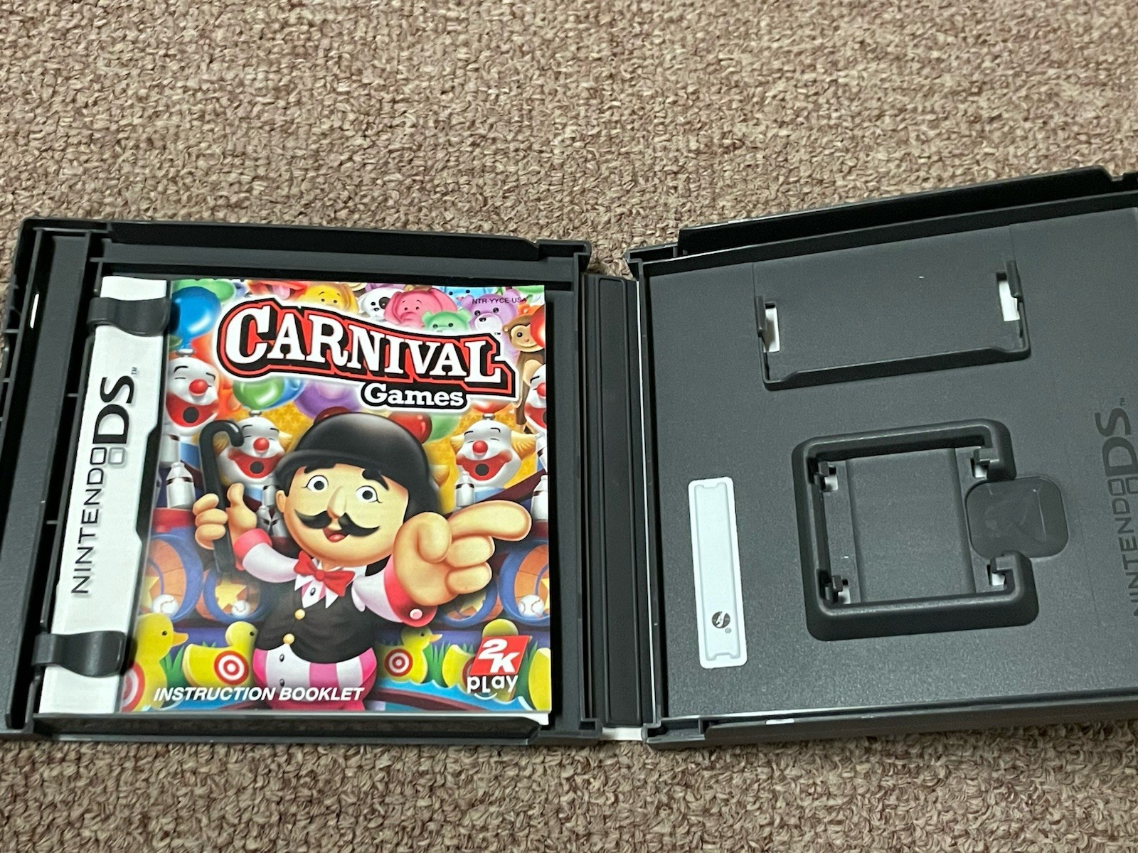 Carnival Games (Nintendo DS) Empty Replacement Case Only No Game