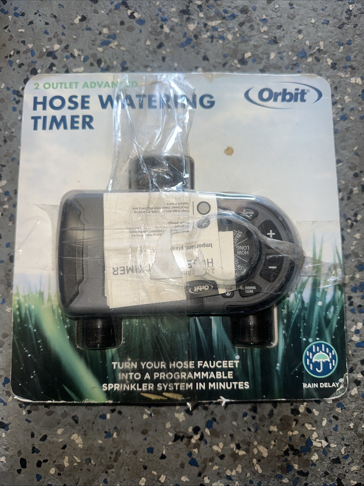 Orbit 56544 2-Outlet Programmable Hose Watering Timer Sprinkler Timer