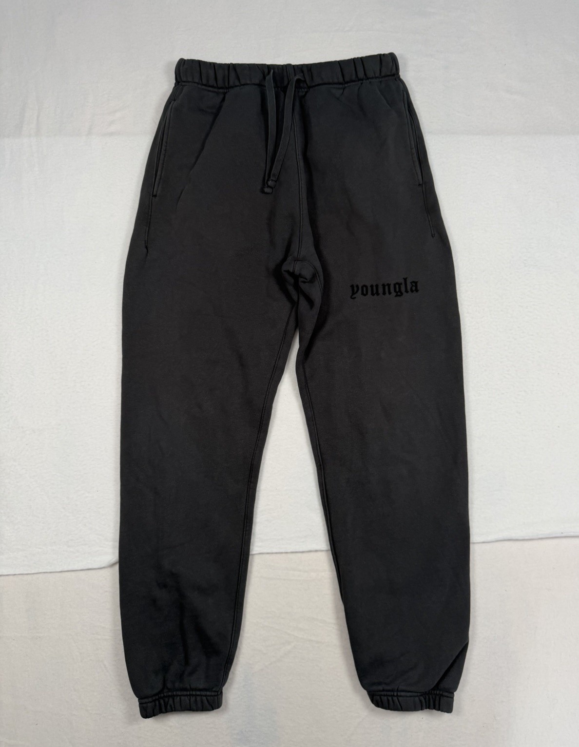 YoungLA Mens Size Medium Cloud 9 Joggers Loose Fit Sweatpants Gym Lounge Grey