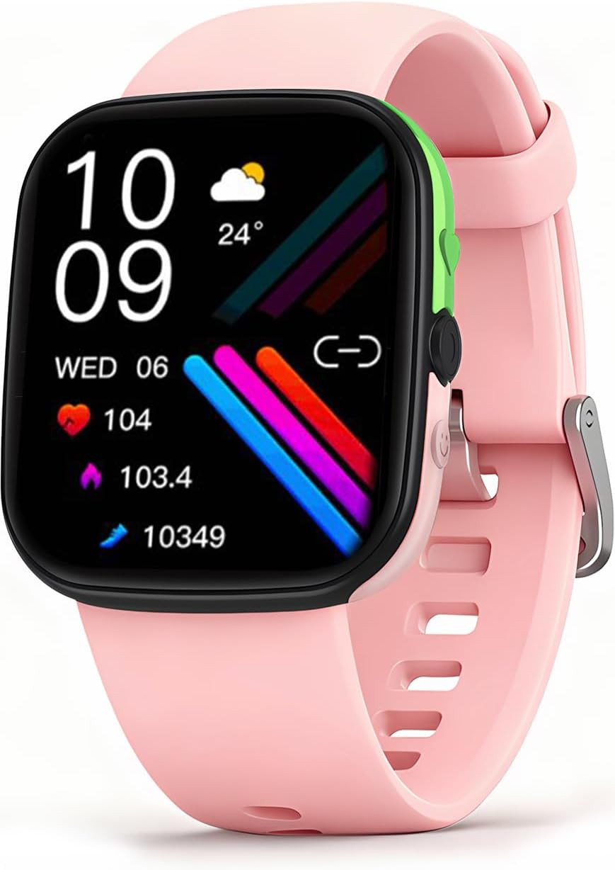 Smart Watch (Answer/Make Call), 1.83” Health Fitness Watch with Heart Rate, Bloo
