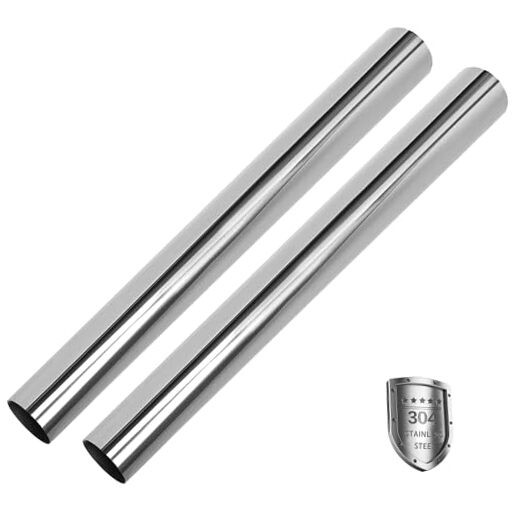 4 Inch Exhaust Straight Pipe Stainless Steel T304 4" OD Straight-47.24"-2PCS