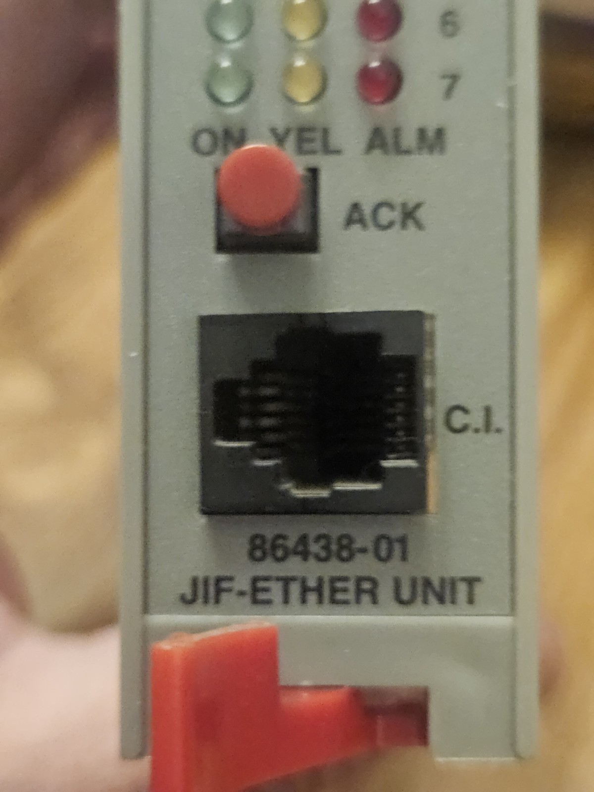 NORTEL LENTRONICS JUNGLEMUX 86438-01 JIF-ETHER UNIT 86438-01 FREE SHIPPING