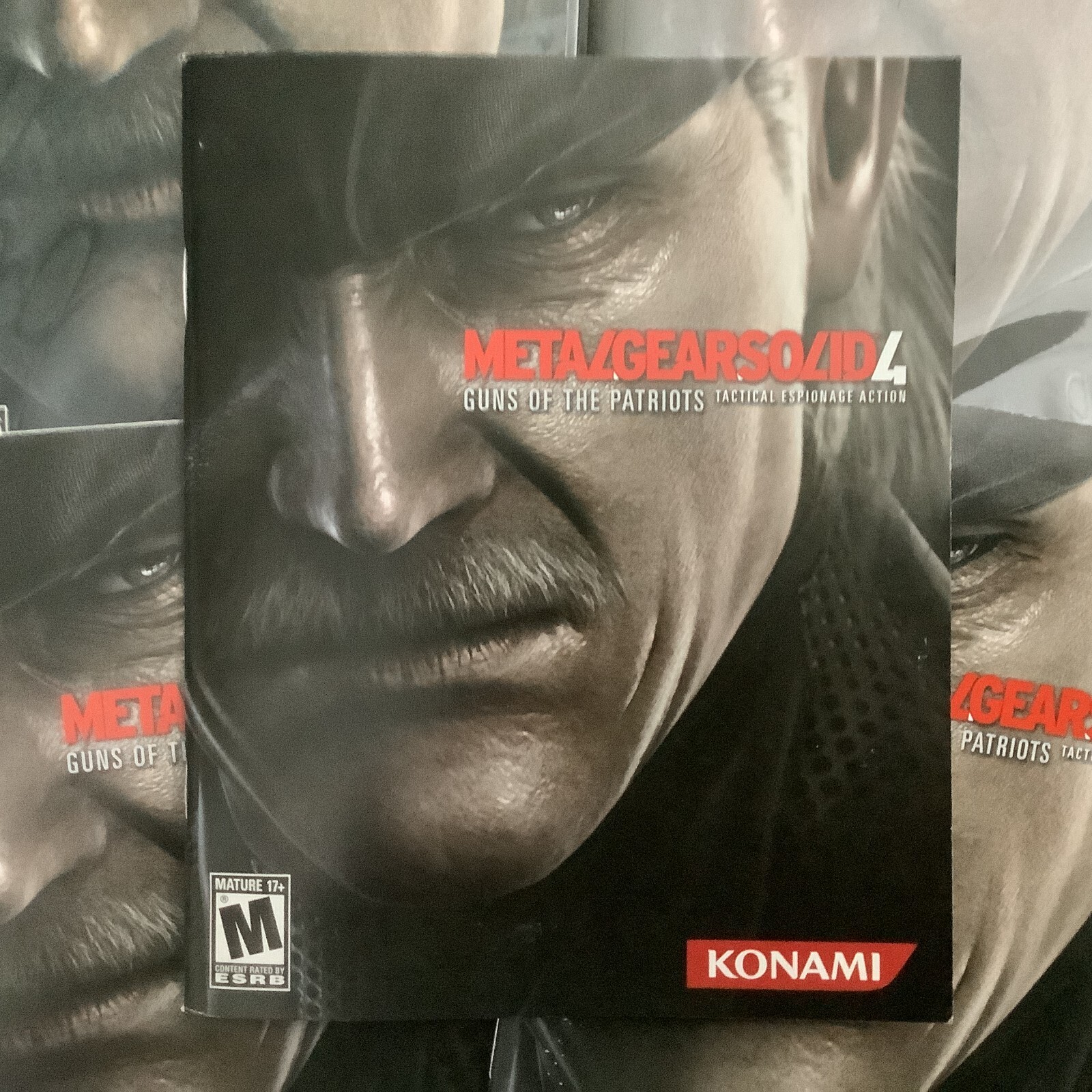 Metal Gear Solid 4 Guns of the Patriot PS3 PlayStation 3 Instruction Manual Only
