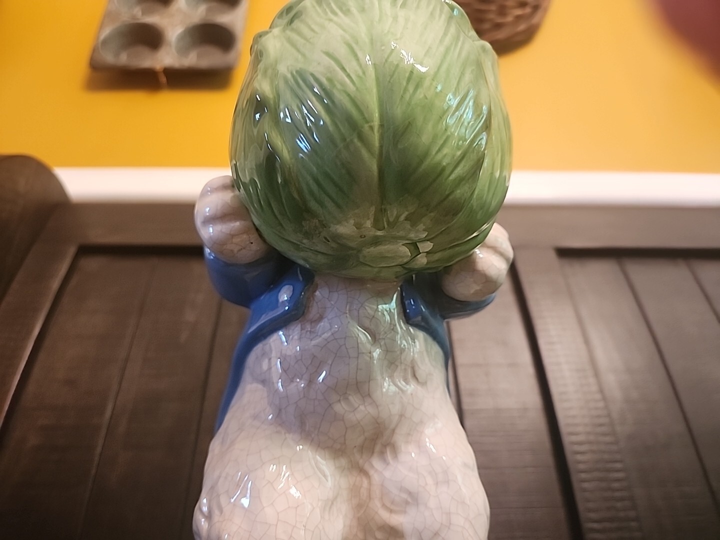 16" Easter Bunny Rabbit Ceramic Planter