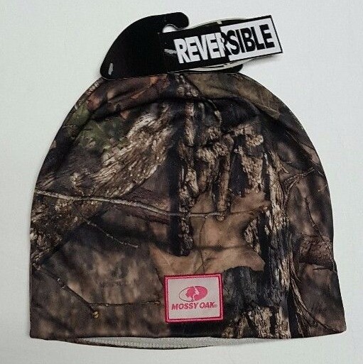 Mossy Oak Country/Realtree Xtra Women's Reversible Performance Beanie Hats/Caps
