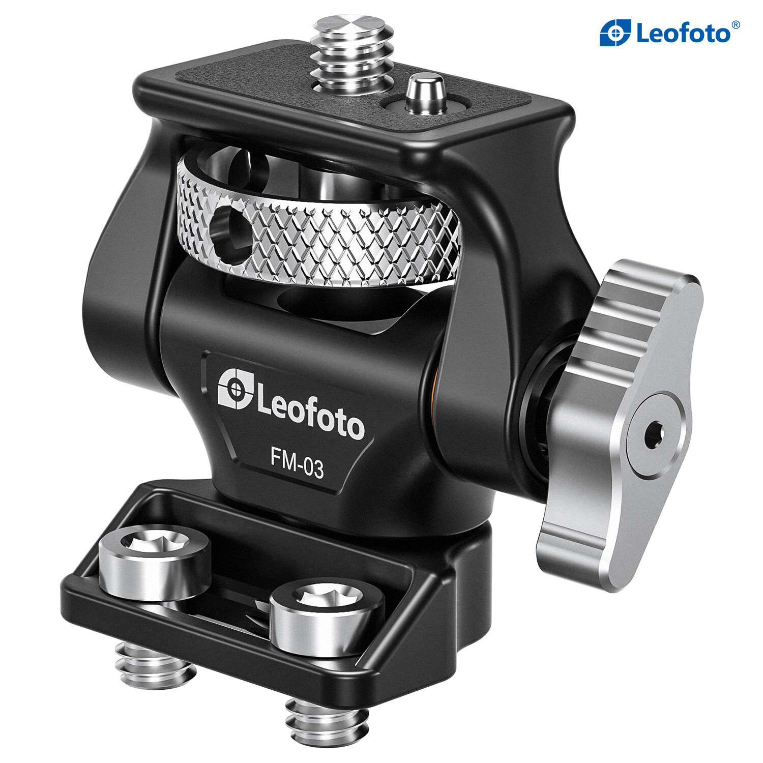 【Leofoto USA】Leofoto FM-03 Swivel and Tilt Monitor Mount | 1/4" Compatible
