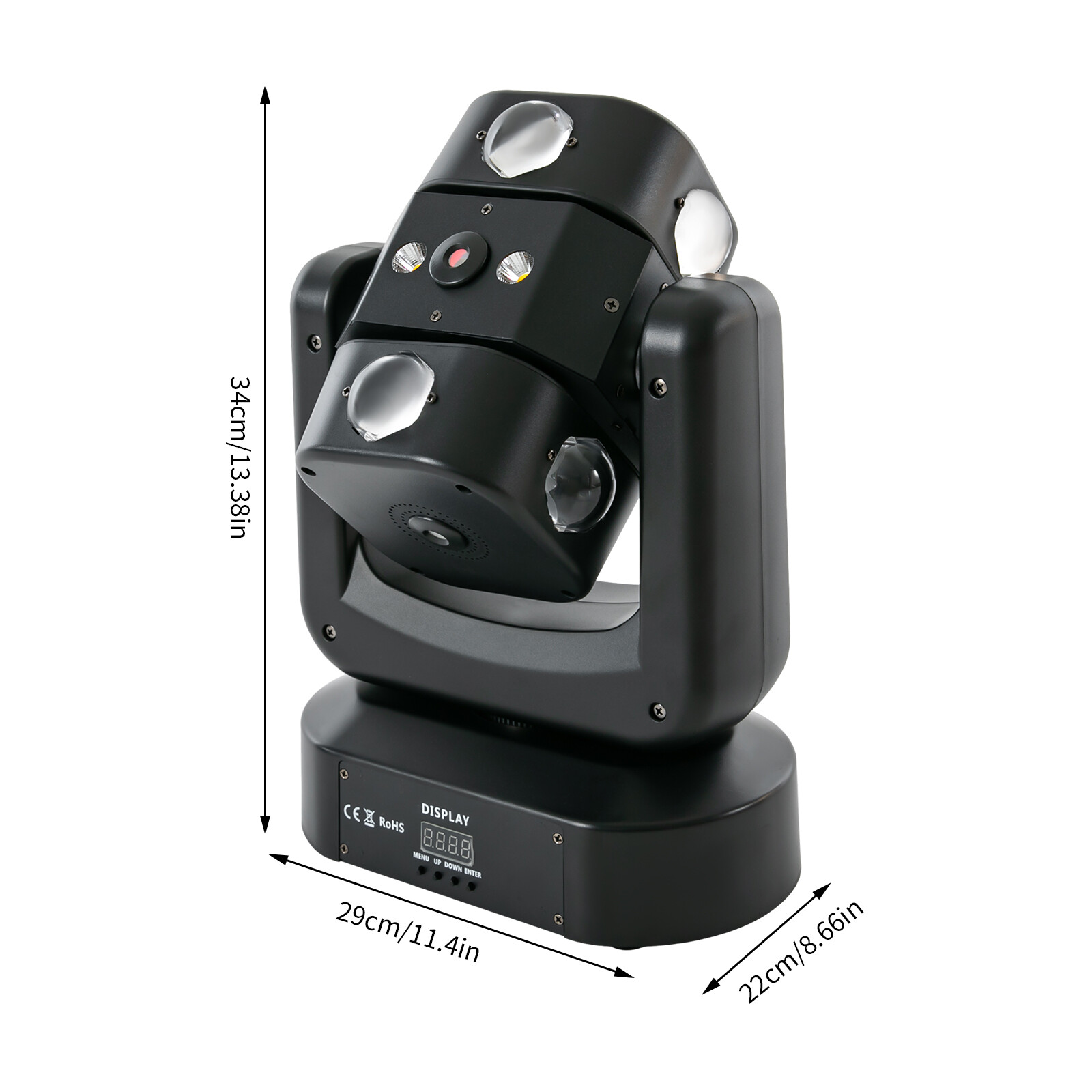 Infinite Rotating Strobe Lights DMX512 Stage Lighting Multi-Effects Party Light