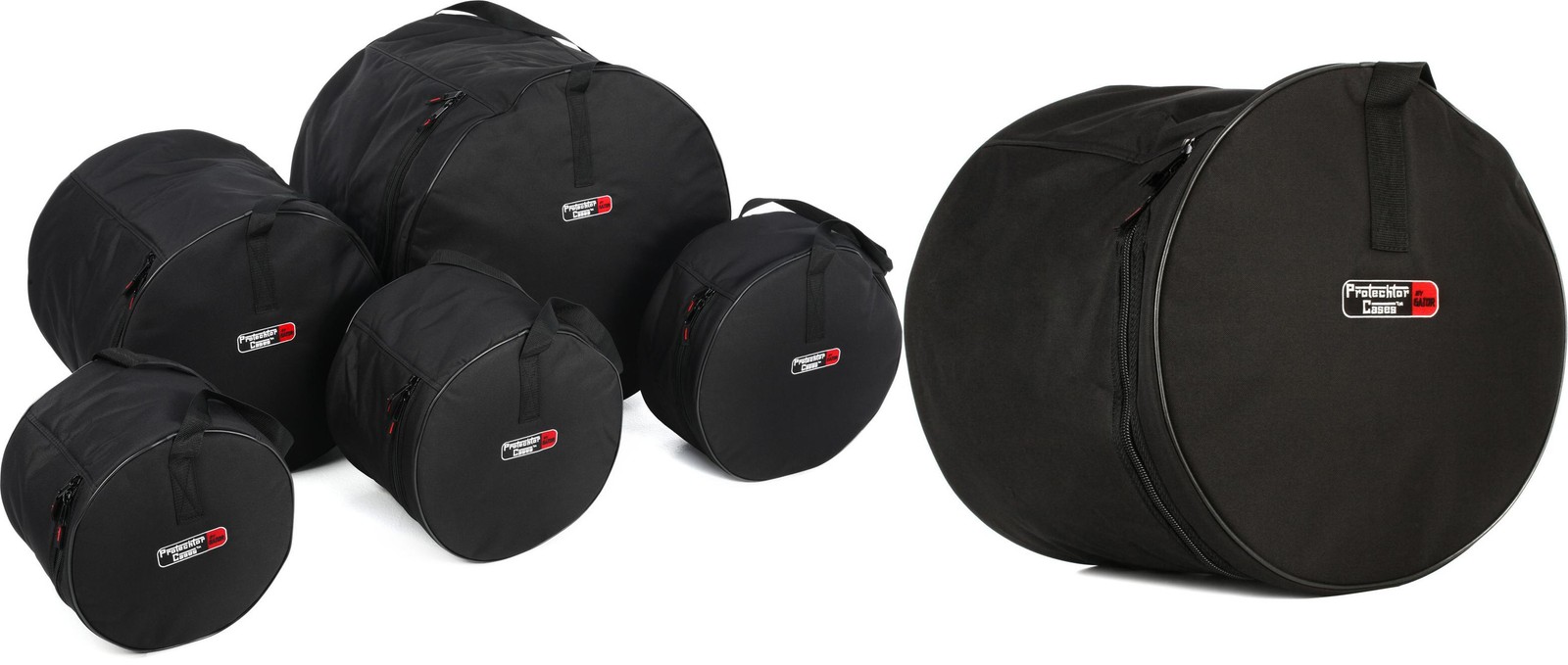 Gator GP-FUSION16 5-piece Fusion Set Drum Bags + Gator GP-1414 Value Bundle