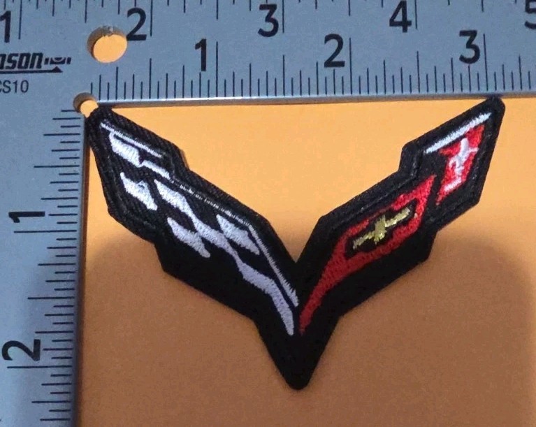 Corvette Embroidered Iron/Sew On Patch