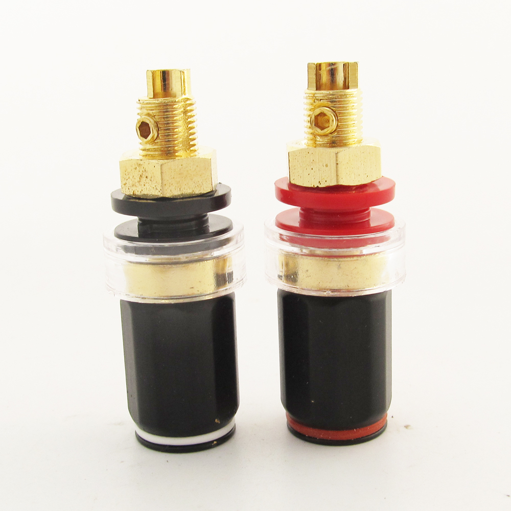 40pcs High Quality Pure Copper HiFi Amplifier Speaker Terminal Binding Post 50mm