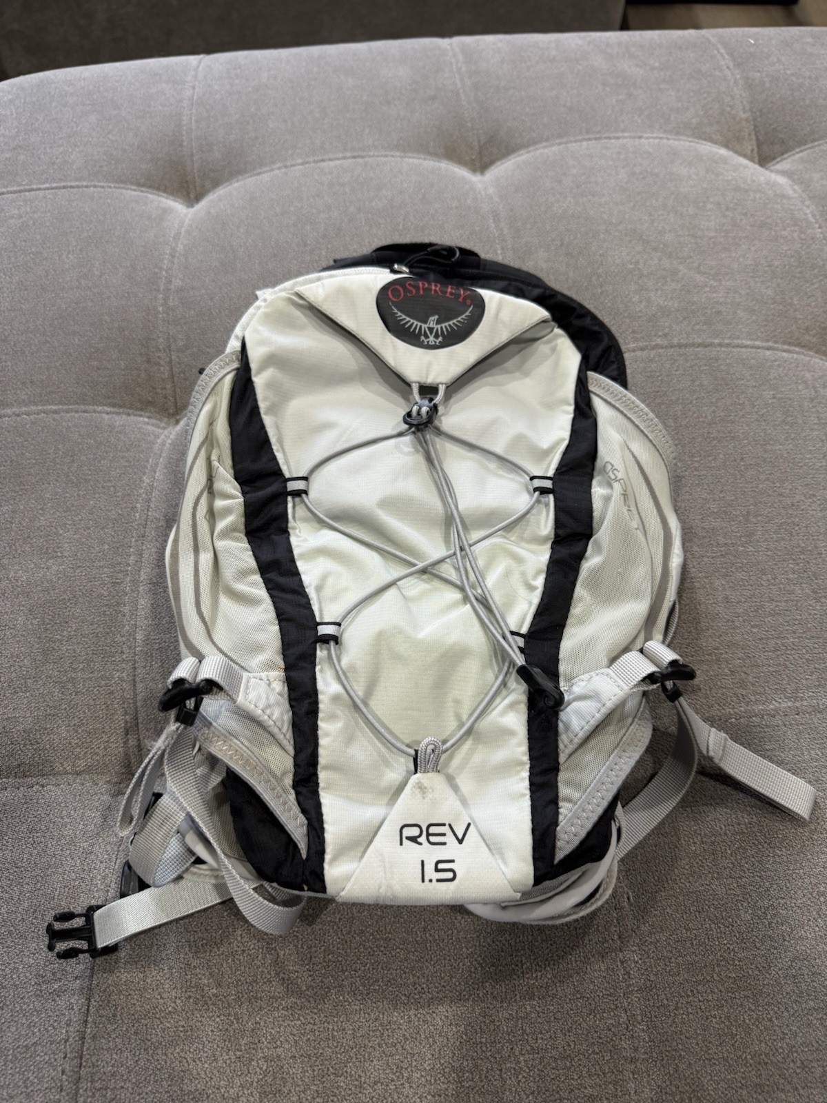 Osprey Rev 1.5 L Hydra Hydration Pack Backpack Running Triathlon bag Gray