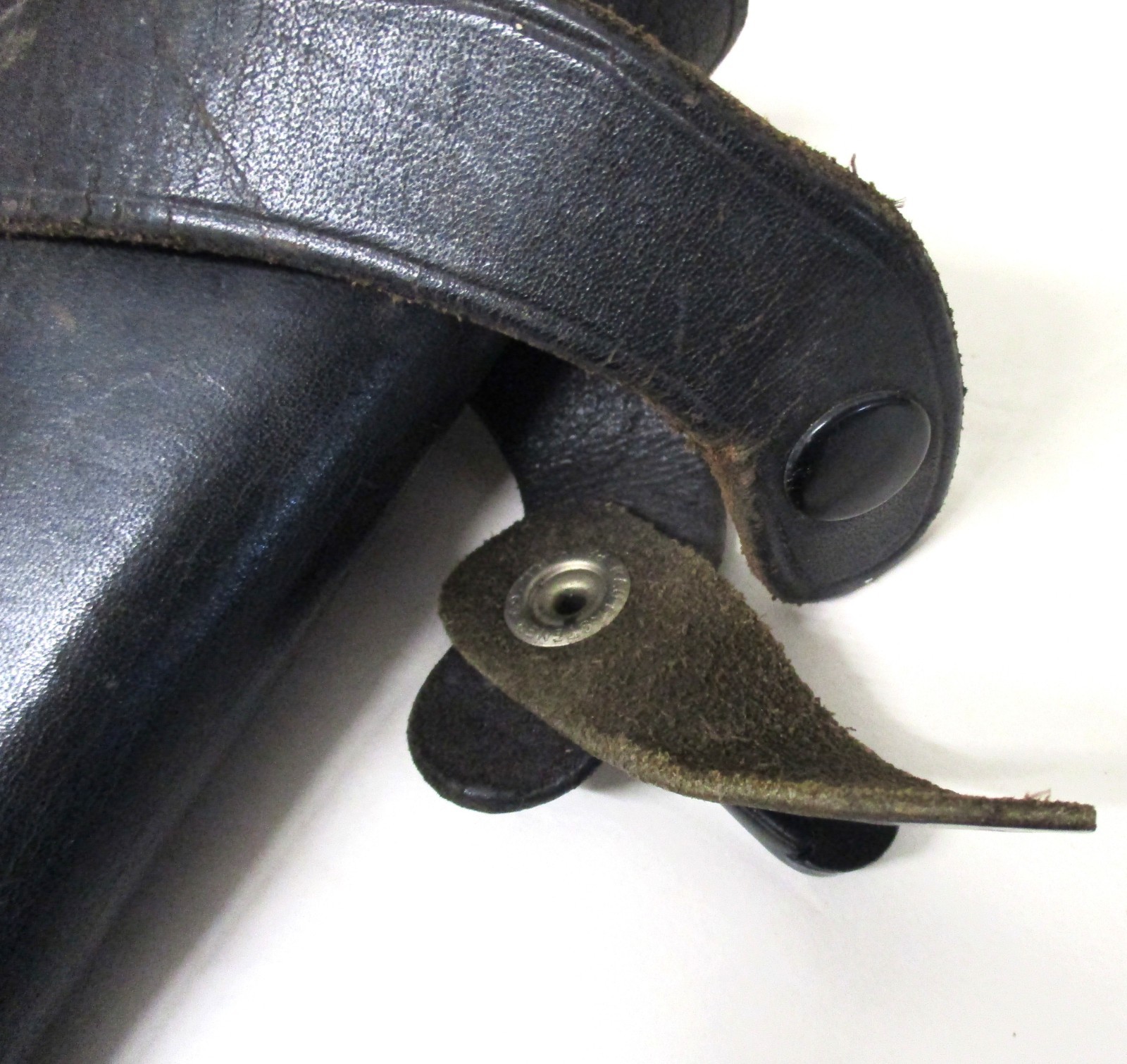 Vintage Smith & Wesson Double Row Holster Black Leather
