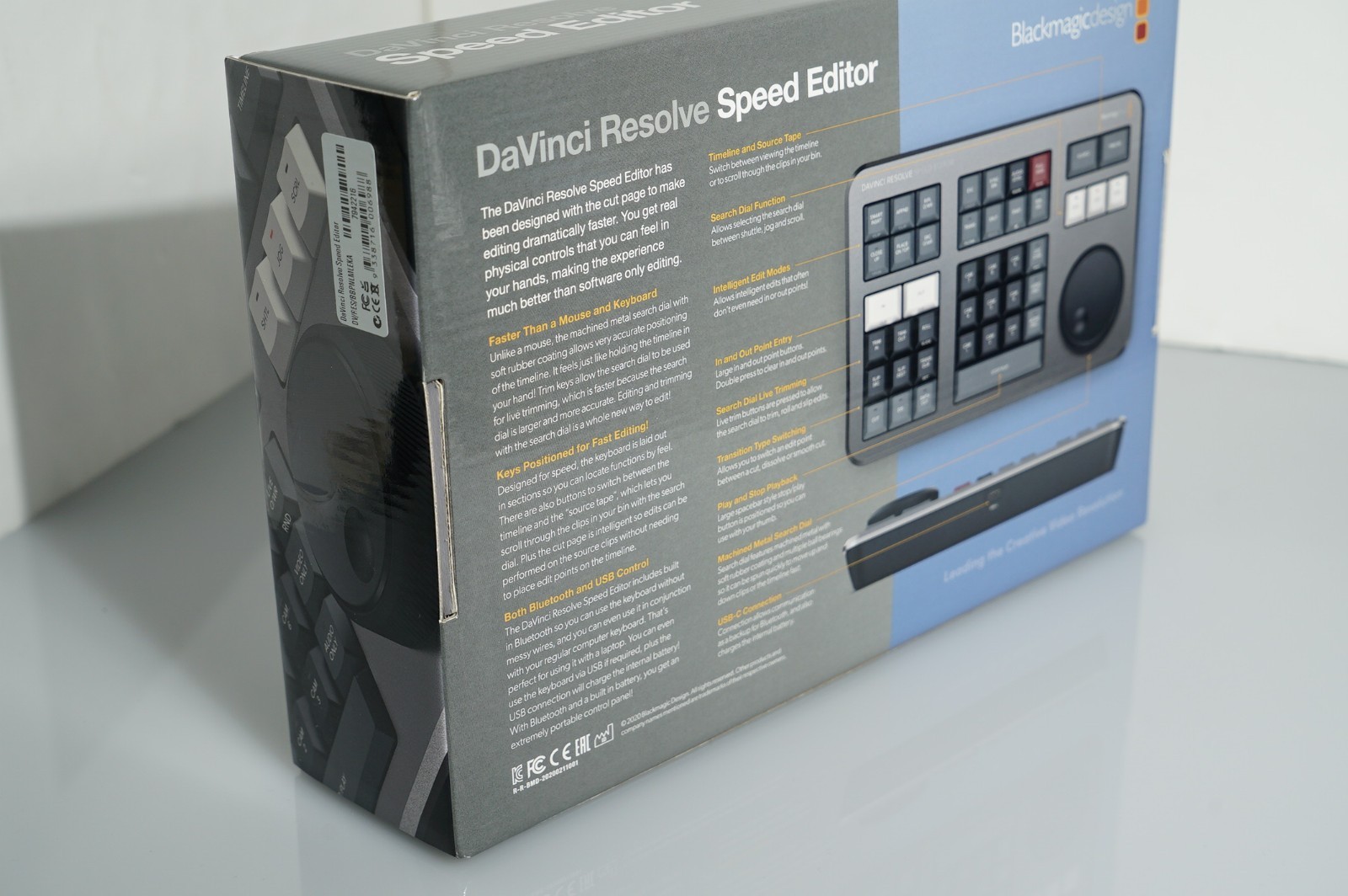 Blackmagic Design DaVinci Resolve Speed Editor Keyboard Video Editing New