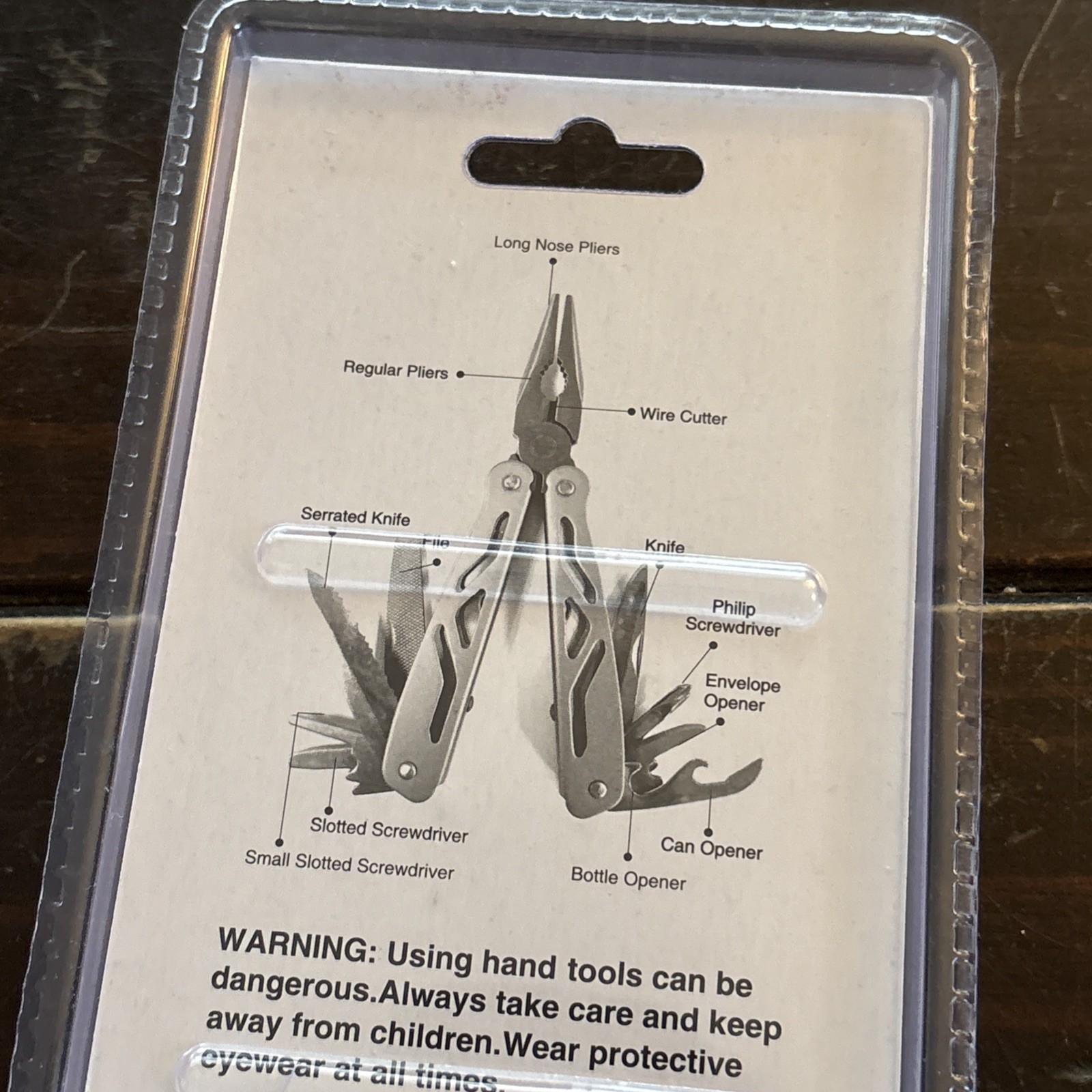 Tool Bench -- 12 Function - Compact - Stainless Steel Multi Function Plier Tool