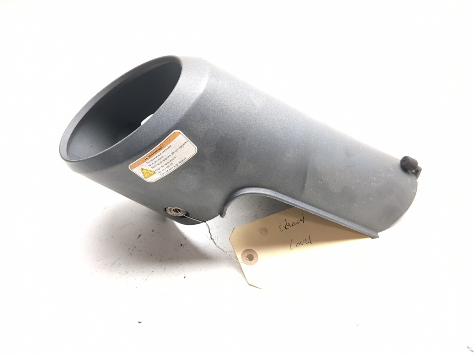 17-20 Aprilia Shiver 900 Navi Rear Left Muffler Can Pipe Exhaust End Tip