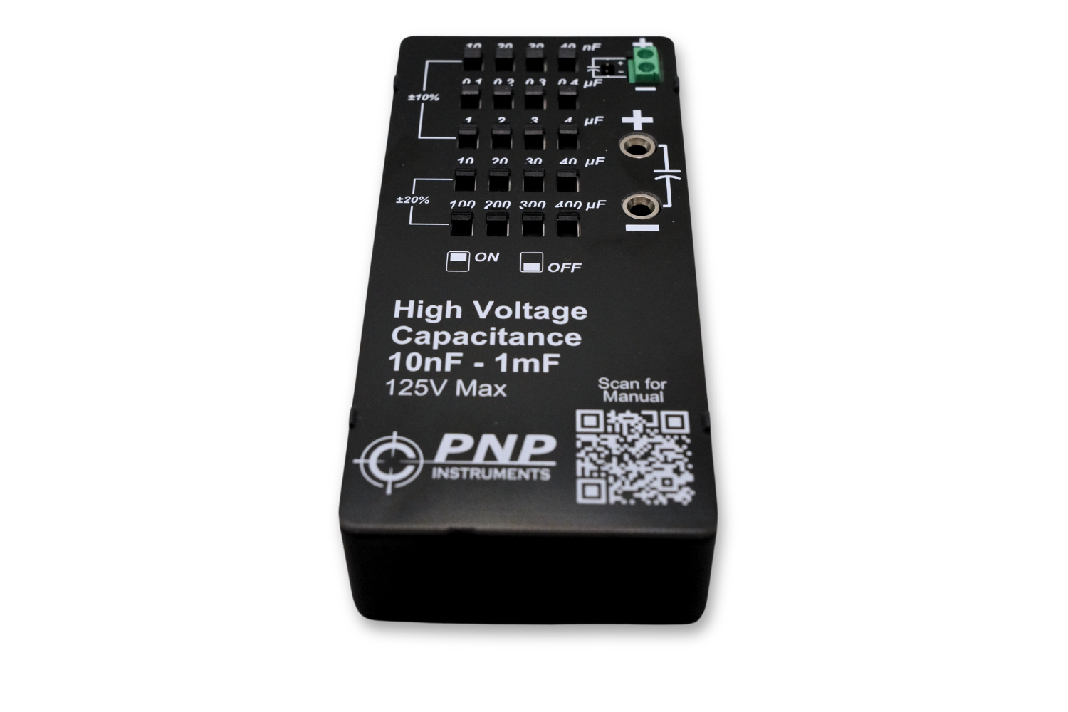 5 Decade Capacitance Box 10nF – 1mF (125V)
