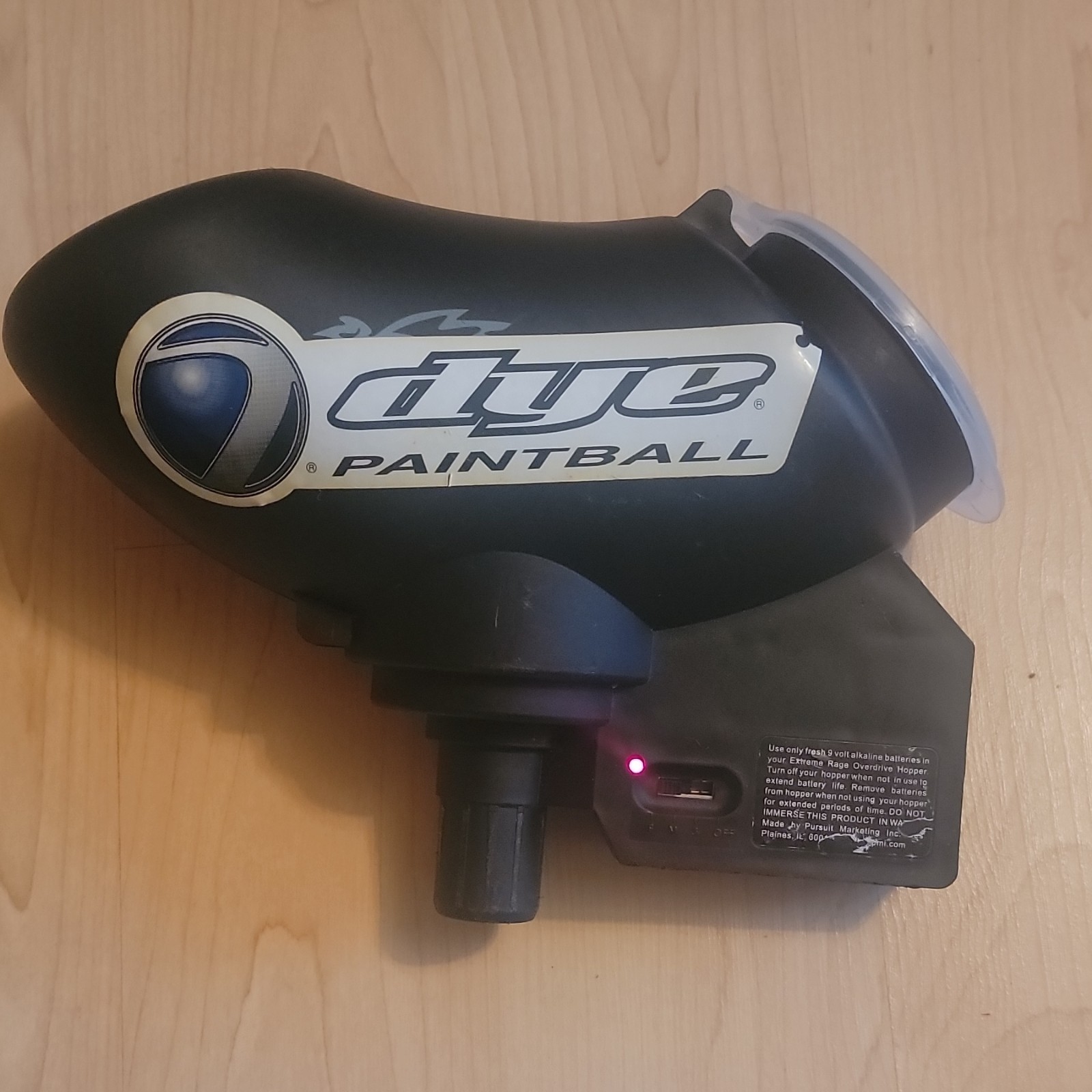 Extreme Rage Overdrive Hopper Loader - Black - Works - Single 9V Operation