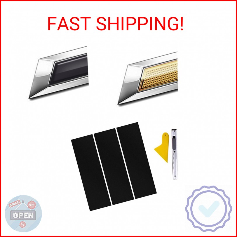 LANZMYAN Compatible with Bowtie Logo Wrap Stickers Cut-Your-Own Emblem Overlay D