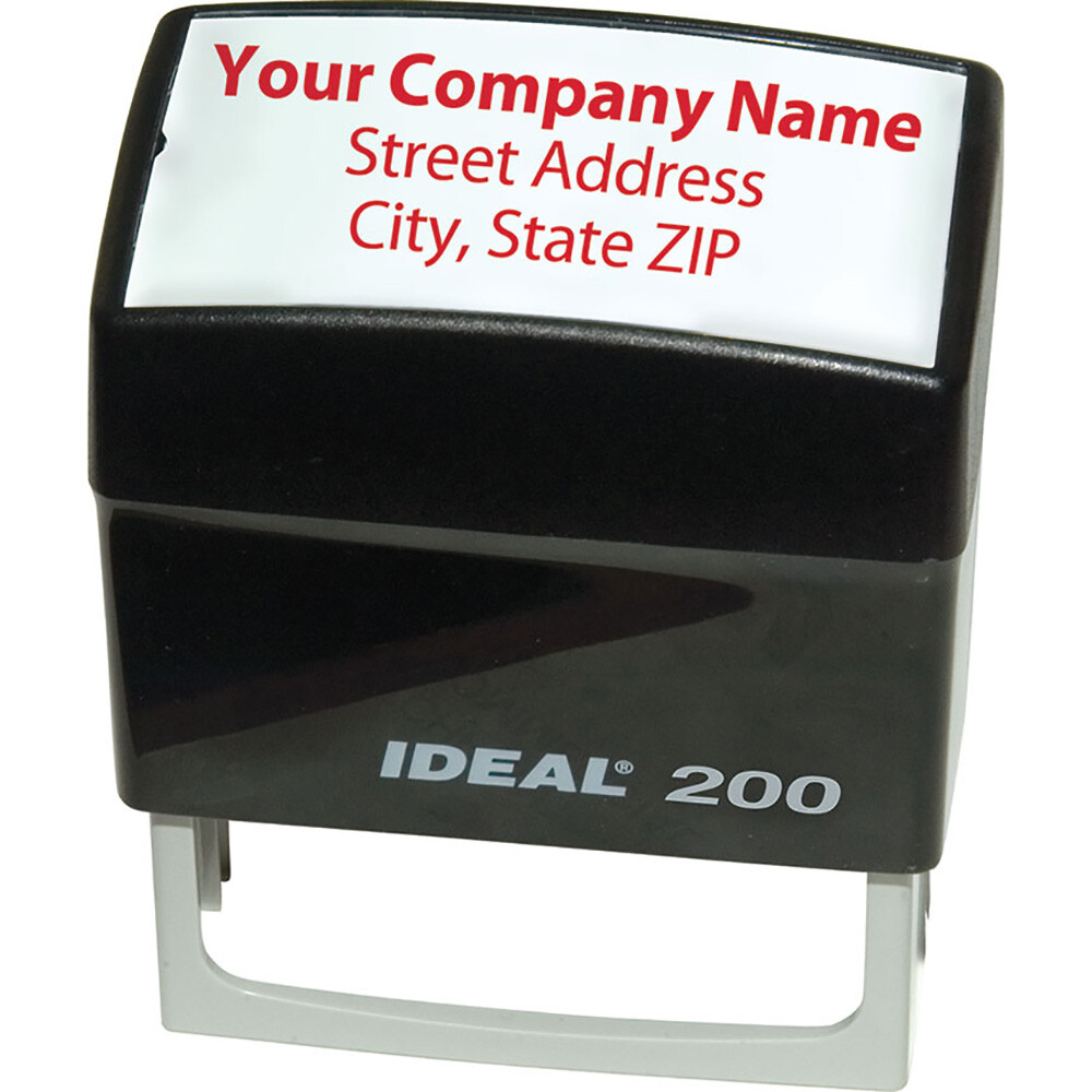 Ideal 200 Replacement Ink Pad Blue Ink