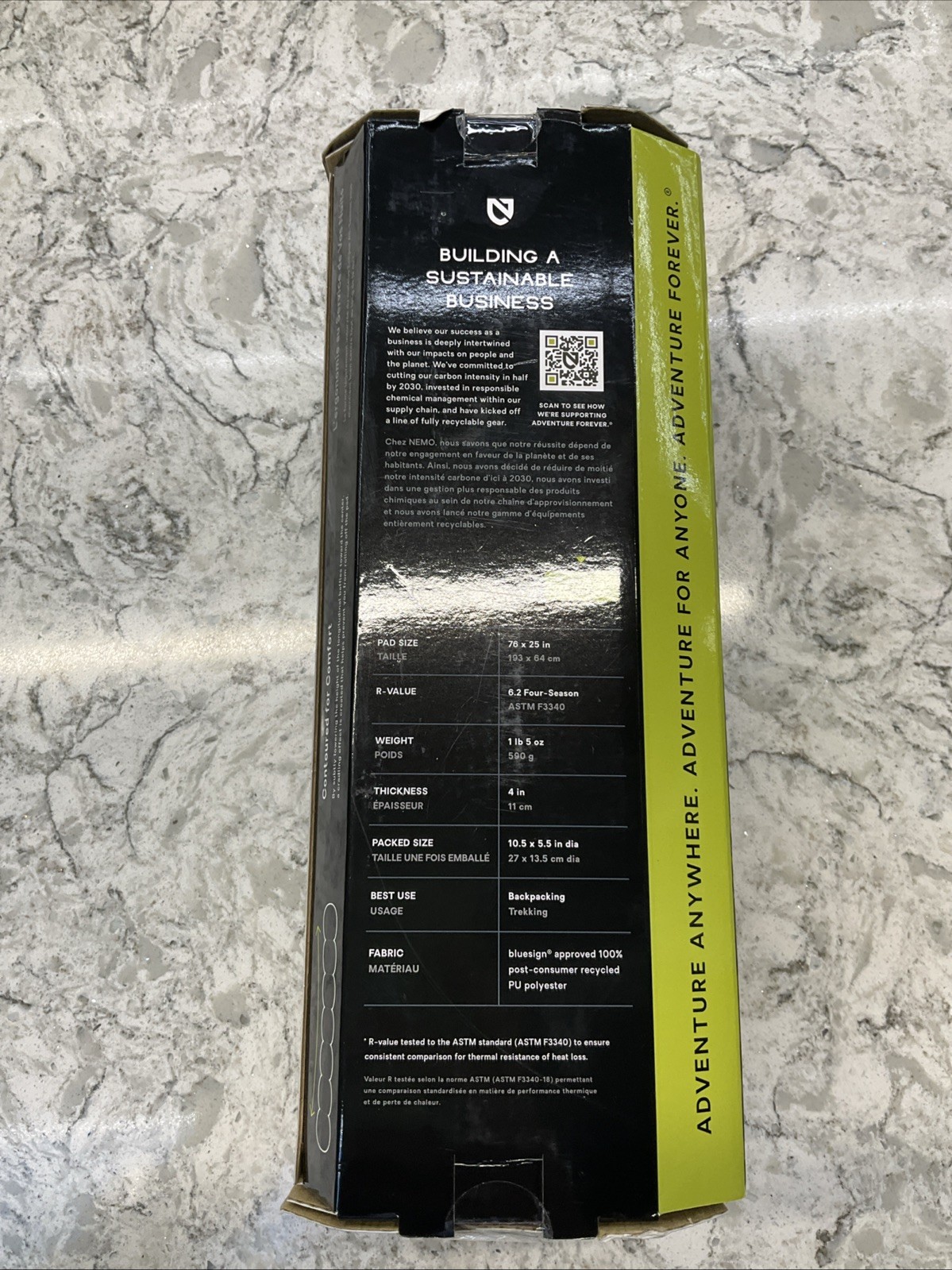 nemo eclipse all-season sleeping pad New Os