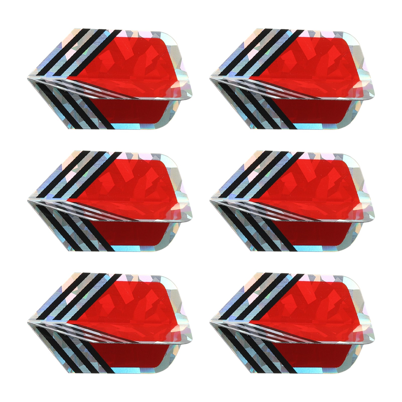 6Pcs Dart Shaft Rings,PET Unique Design Dart Accessory(Red-orange)
