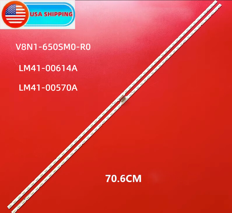 LED strip(2) for Samsung UN65NU6900 UN65RU7100 UN65NU6950F UN65RU7300 UN65NU6070