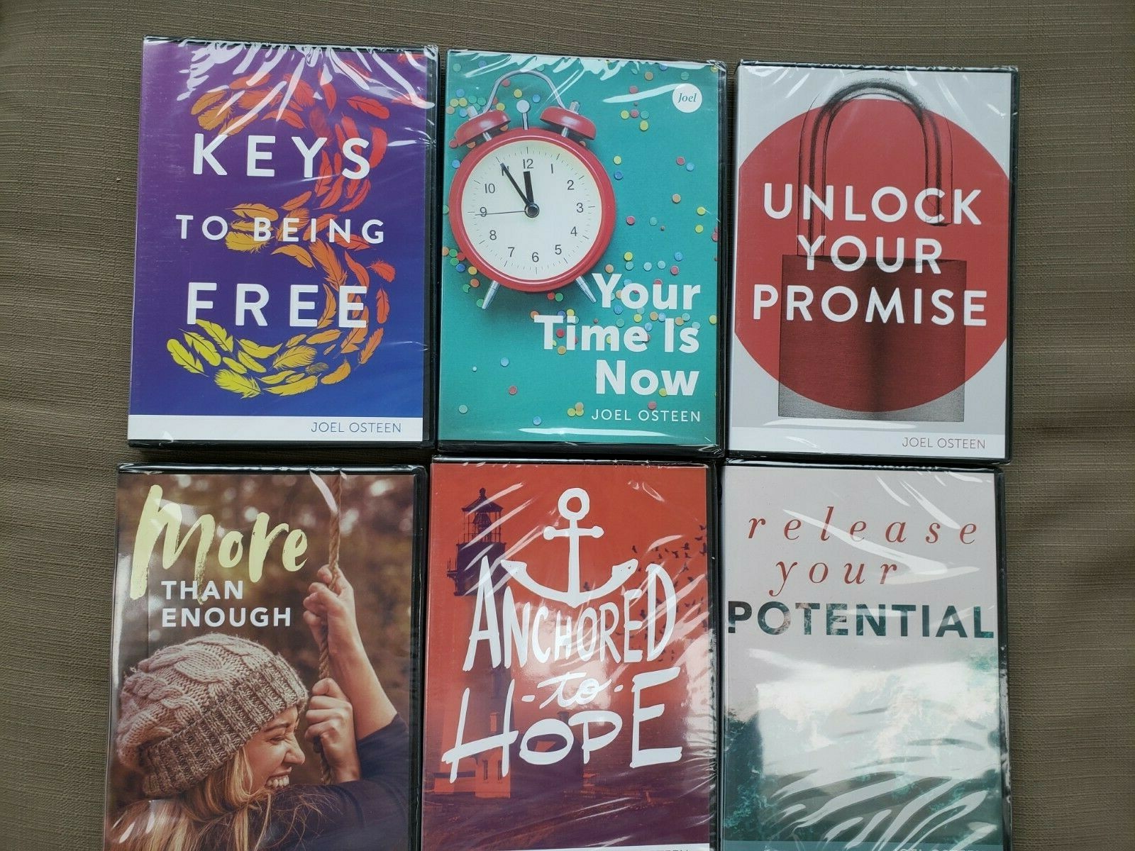 Joel Osteen lot of (6) Inspirational CD'S NEW