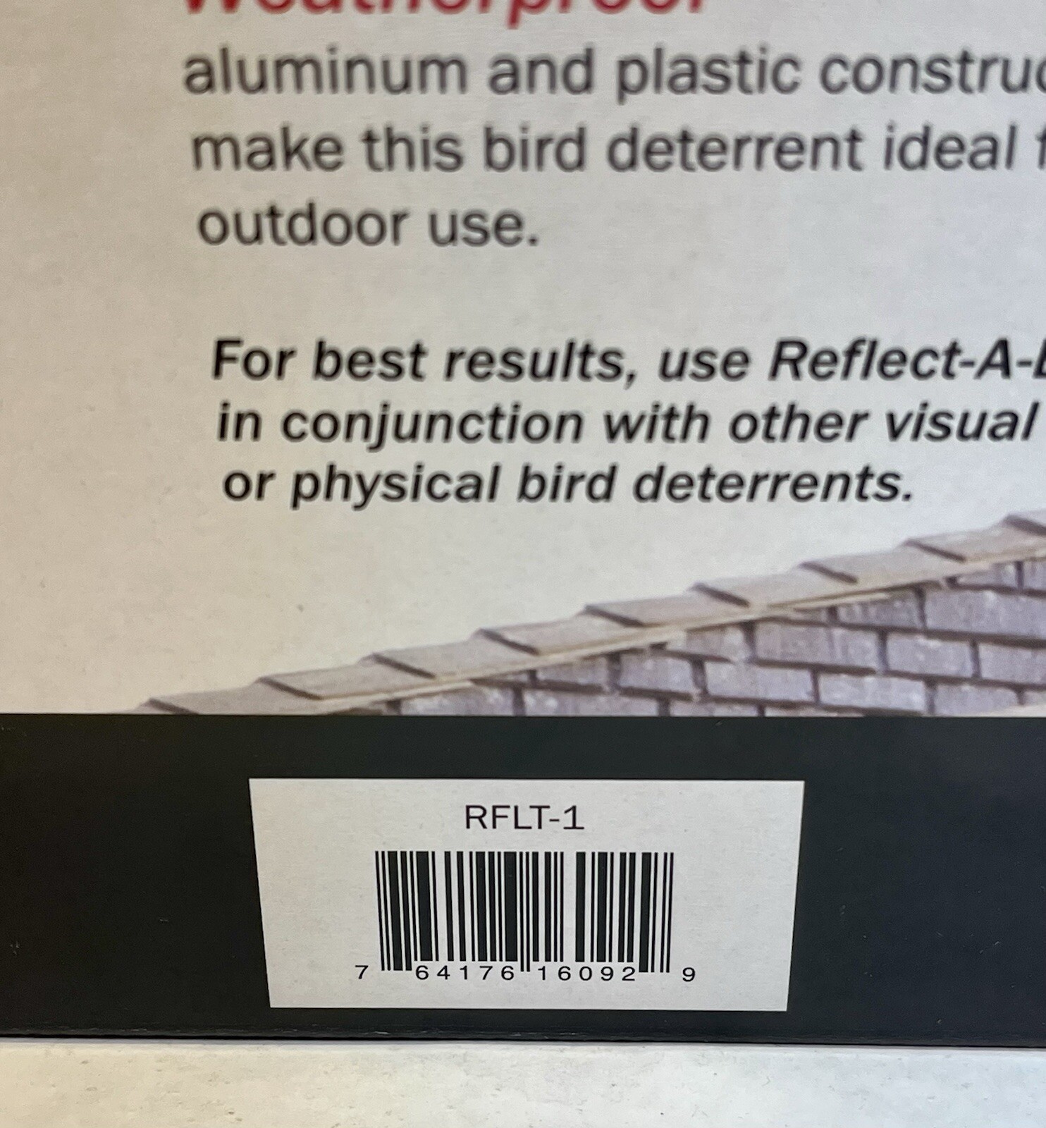 BIRD-B-GONE REFLECT-A-BIRD Wind Powered Spinning Visual Bird Deterrent New