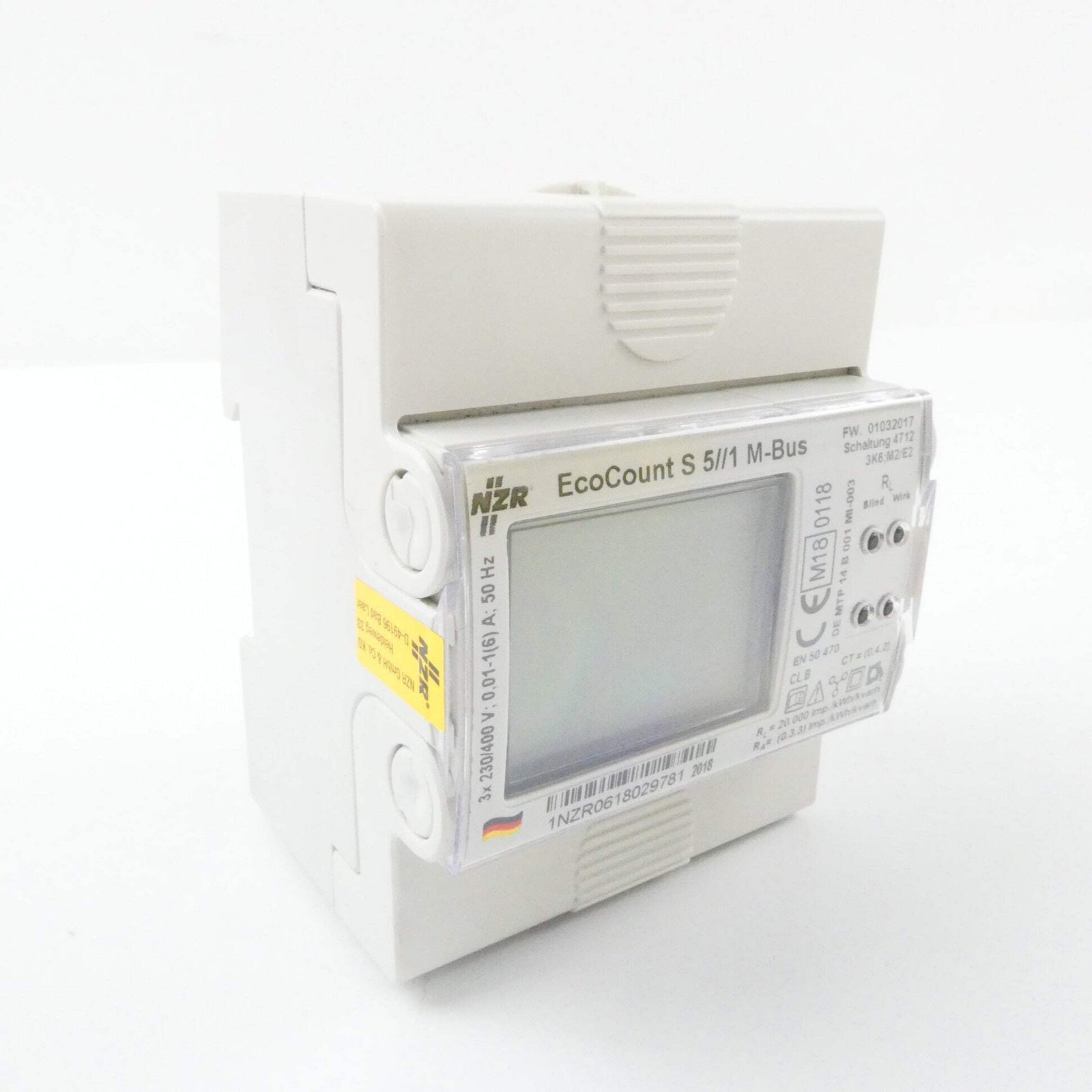 NZR EcoCount S 5//1 M-BUS (33320405) (3x230/400V) THREE PHASE CURRENT METER