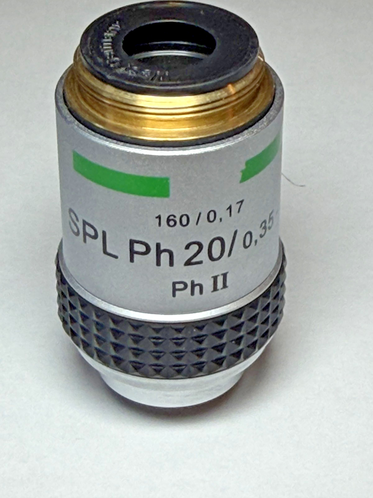 Hund Wetzlar SPL Ph 20/0.35-LD Ph II 160/0.17 Microscope Objective Lens