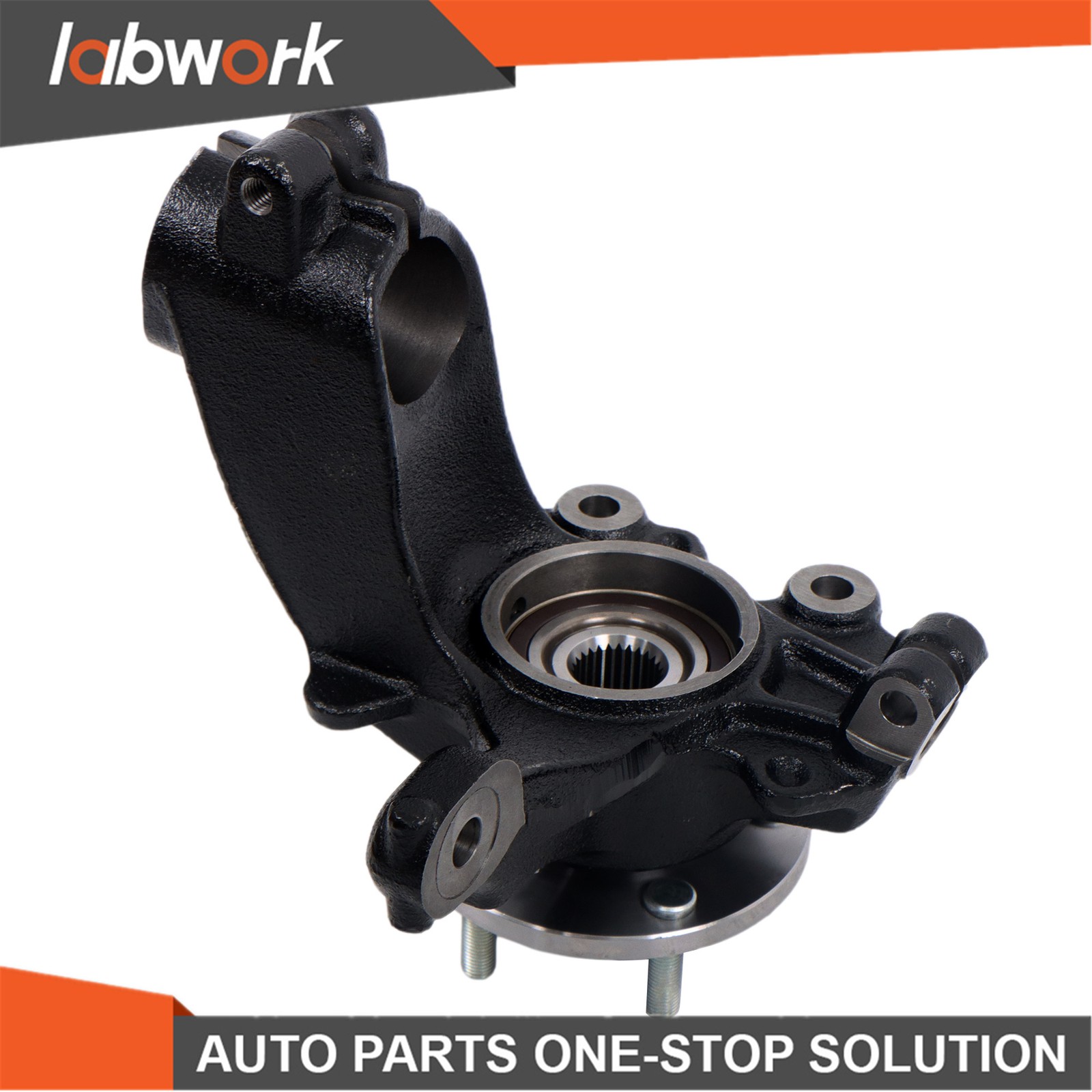 Labwork Front LH Steering Knuckle & Wheel Bearing Hub Assy Driver for Ford Focus