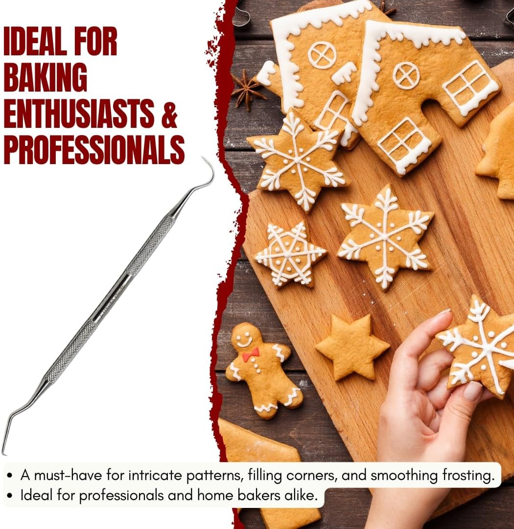 2 pack double ended Cookie Needle Scriber Multipurpose Cookie Decorating