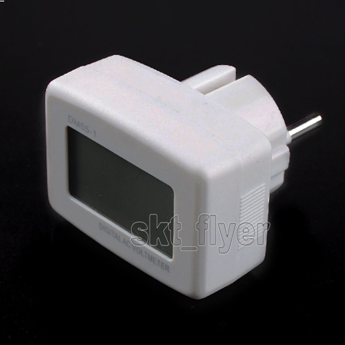 Blue LCD Digital Voltmeter Volt Meter AC 110-300V EU Style Plug 110V 220V