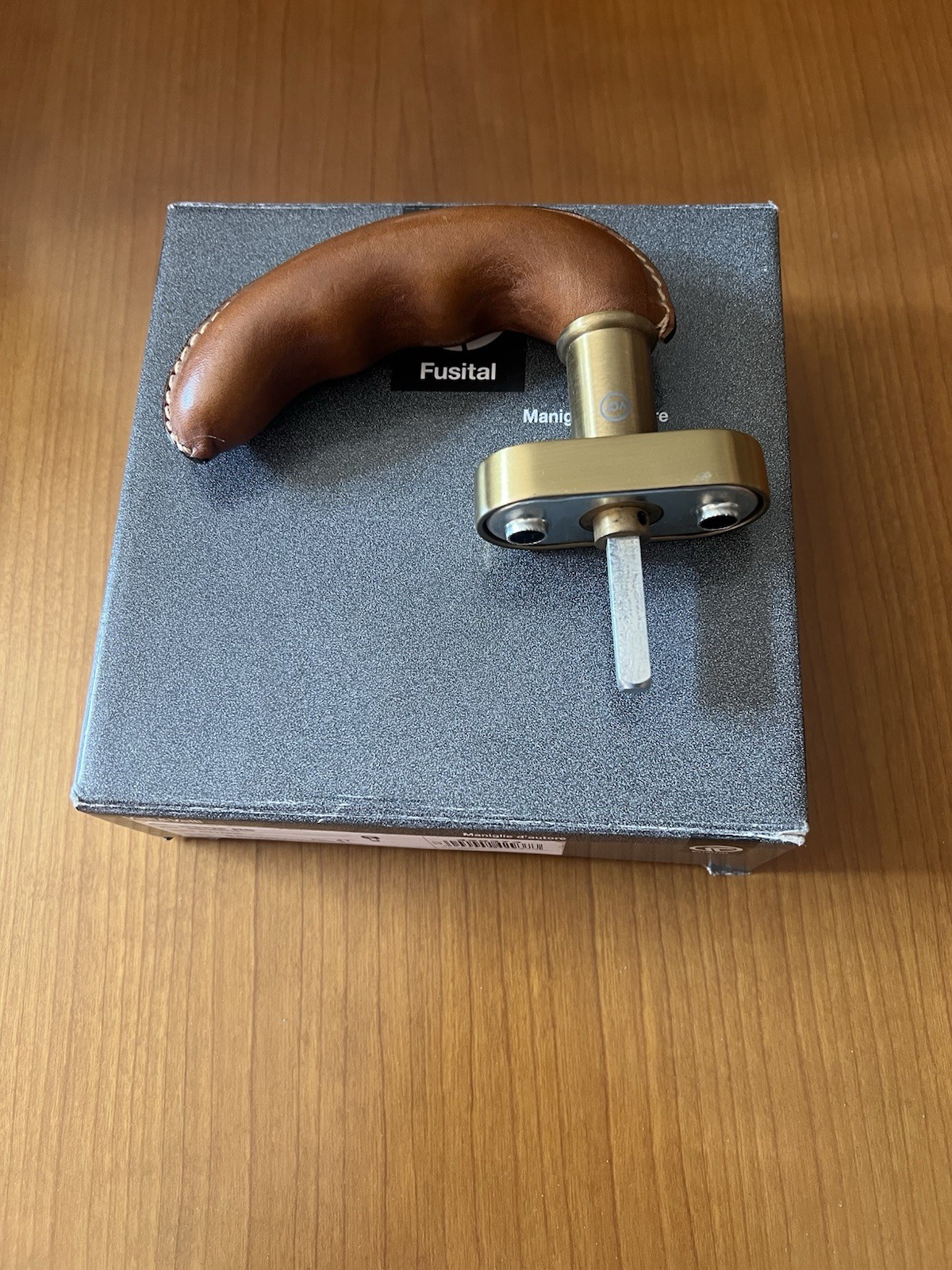 Brown Brass Leather Coated Handle